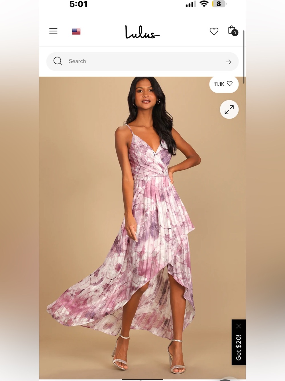 Lulu's - An Enchanting Dream high-low dress - Medium